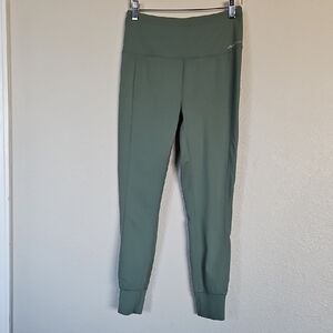 Olive Green High-Waist Active Leggings